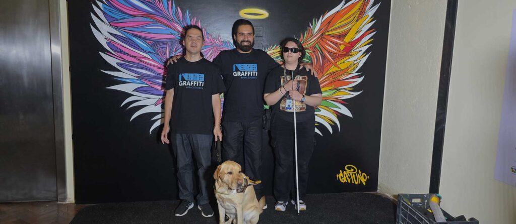 Entrevista com Gatuno: Grafiteiro participa da nova edição do projeto “Grafitti #PraCegoVer” com obra que é referência no Beco do Batman